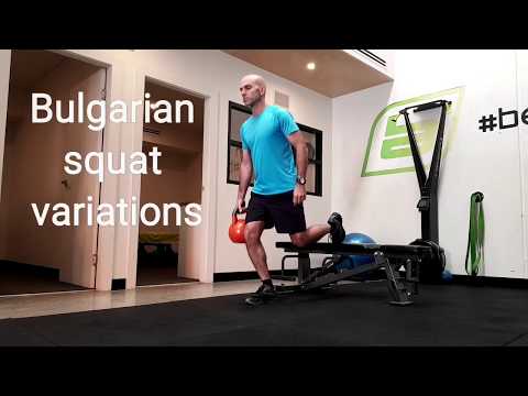 Bulgarian squat variations for runners